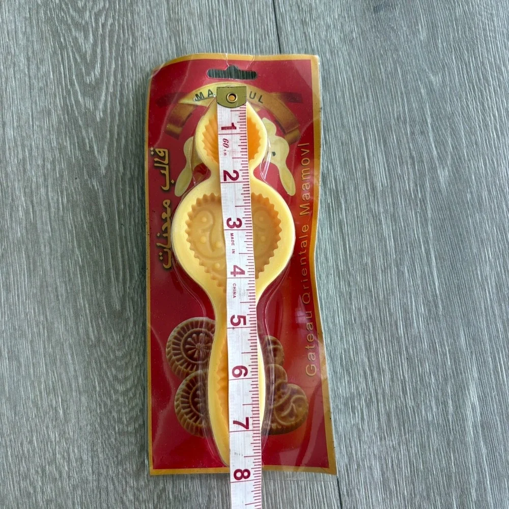 Maamoul Cookie Mold Small Round‎ & Small Oval 3 Shape Cookies Cake Plastic